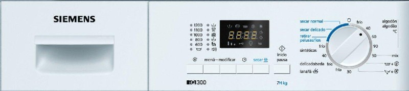 Lavadora secadora - Siemens WK12D321EE 7kg/4kg, 1200 r.p.m., Integrable, Clase B