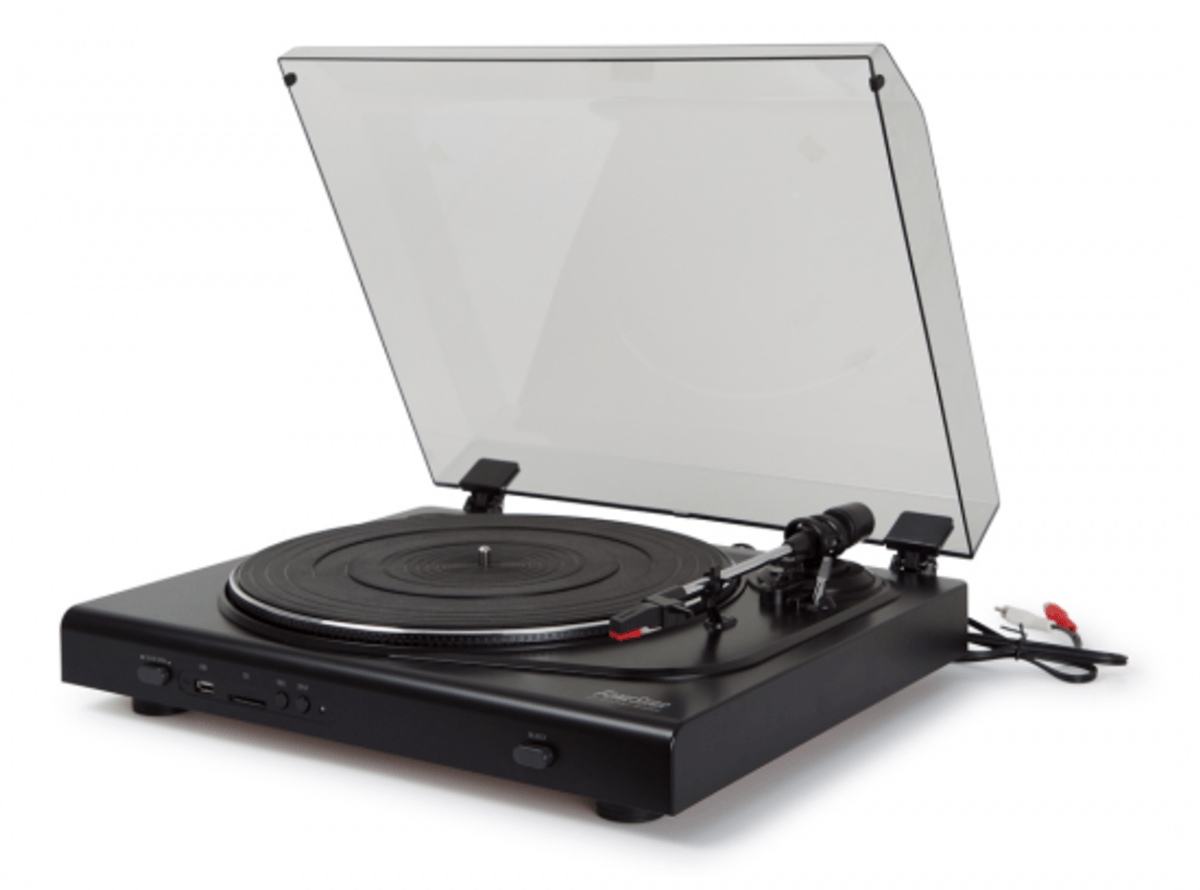 Fonestar Sf2200u Giradiscos hifi grabador usbsd directa en y sd tocadiscos con manual correa velocidad 33 13 45