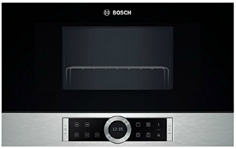 Microondas integrable - Bosch BEL634GS1, 900W, 21L, Innowave Maxx, Grill, 10 recetas, Acero