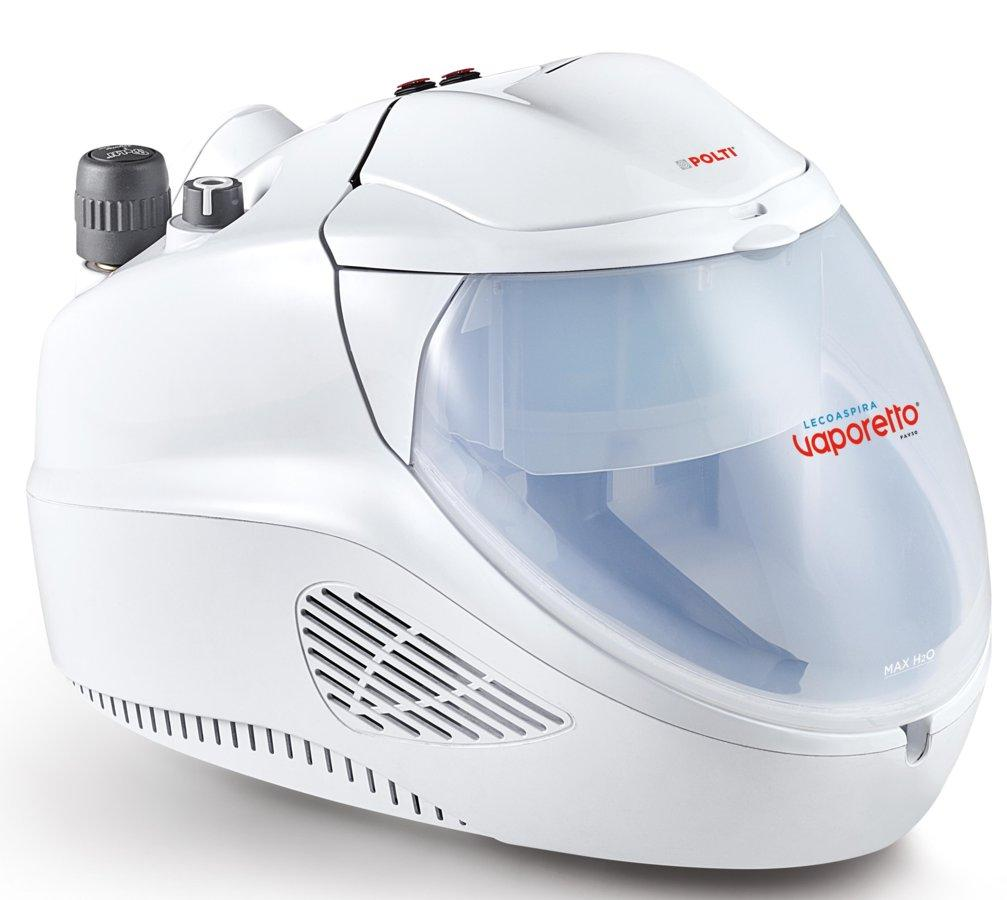 Limpiador de vapor - Polti PVEU0082 LECOASPIRA FAV30 Potencia 2450W, Filtro HEPA, Varios accesorios