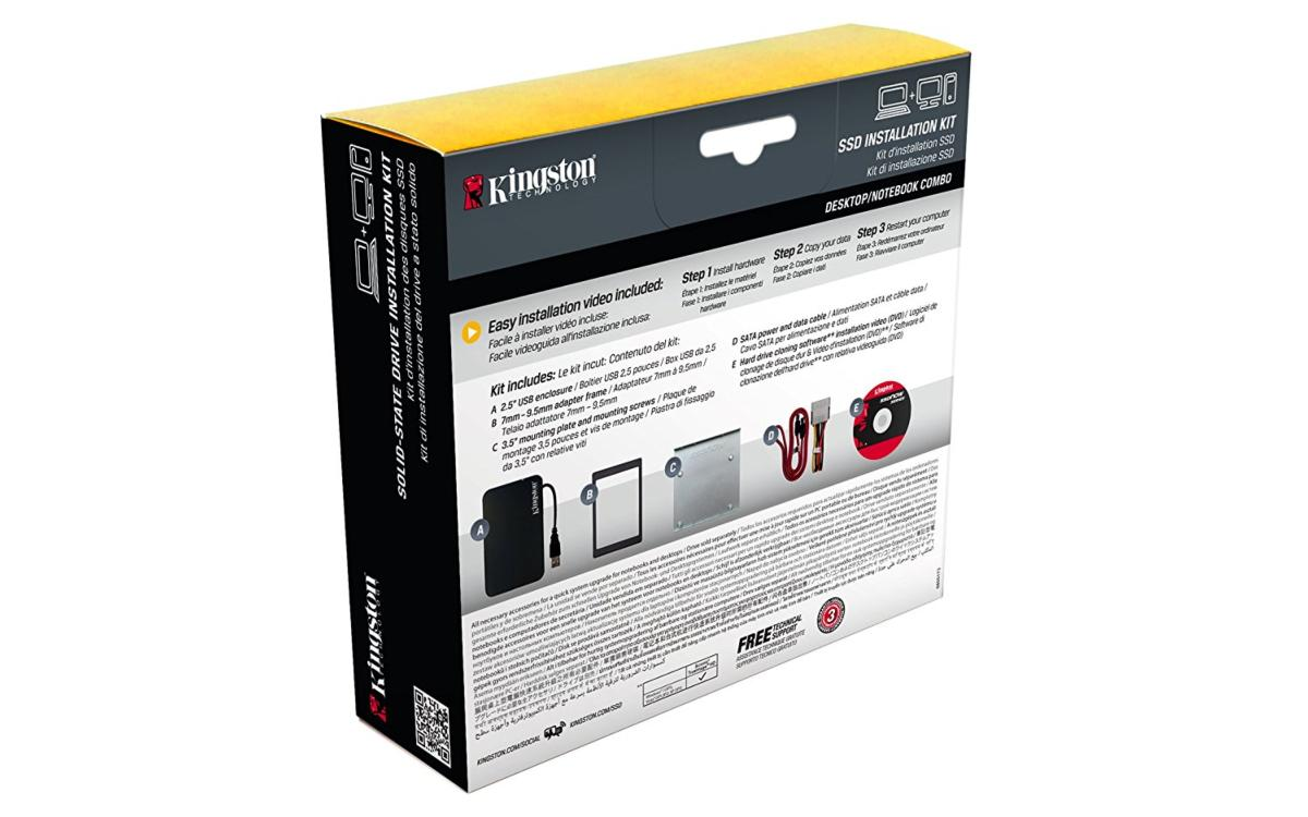 Kit de instalación para SSD - Kingston SNAB-B