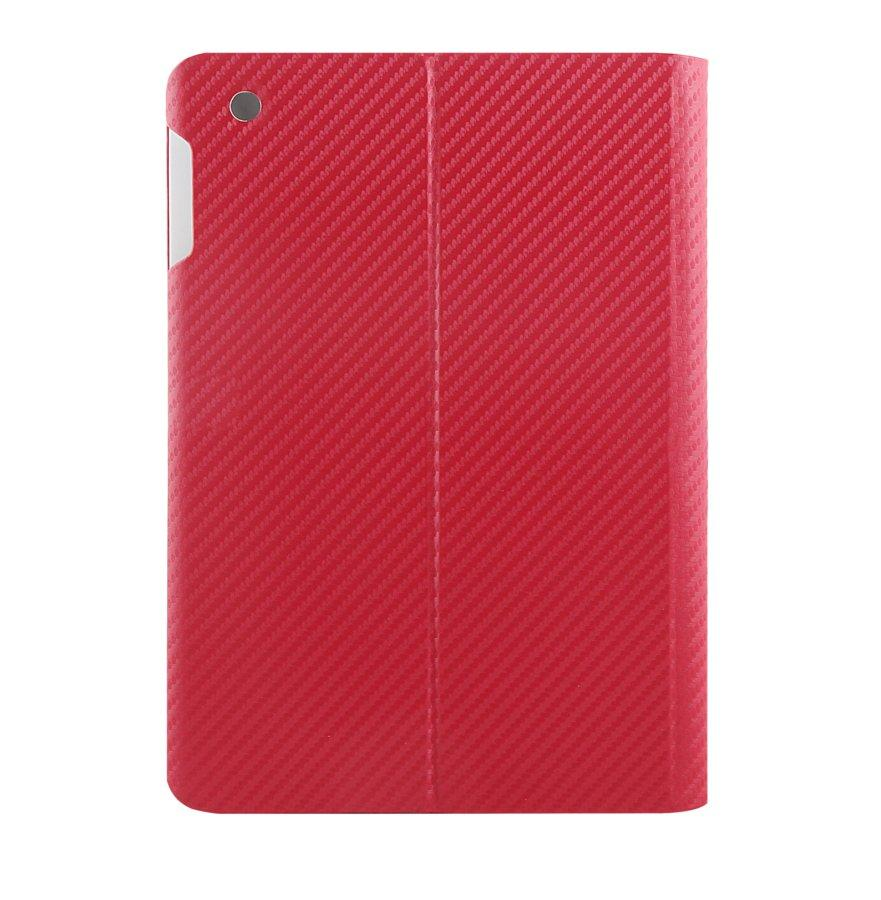 Funda con teclado para iPad Air 2 - e-Vitta KeyTab, fibra de carbono, modo sleep, roja