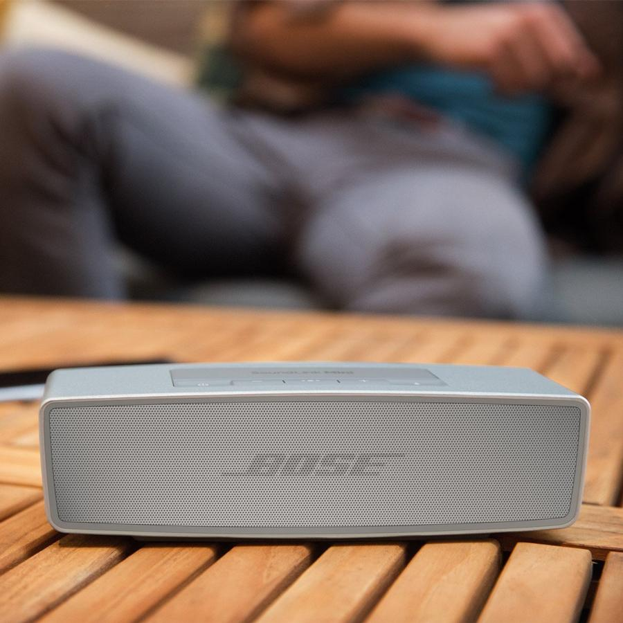 Altavoz inalámbrico - Bose SoundLink Mini II Perla, Bluetooth, Manos libres, Plata