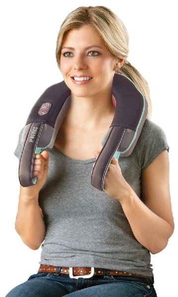 Masajeador de cuello - Homedics NMSQ-215H Apto para cuello y hombros, 2 programas