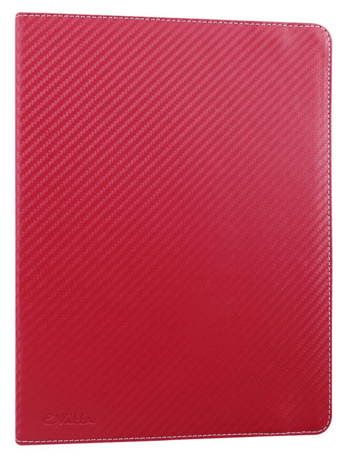 Funda para tablet de 9,7 a 10,1 pulgadas - E-vitta KeyTab BT Touchpad, roja, con teclado Bluetooth