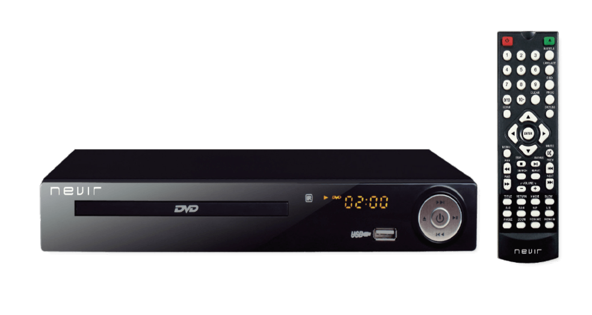 Abierto apelación caloría Reproductor DVD | Nevir NVR-2355-DVD-T2HDU, TDT-HD, USB Grabador