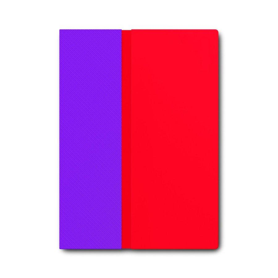 Carcasa para iPad Air 2 - Logitech Blok, color rojo y violeta, función soporte