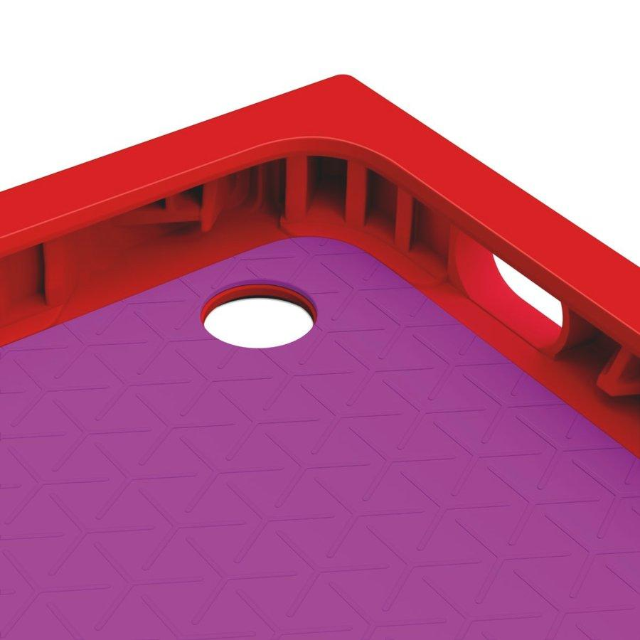 Carcasa para iPad Mini 2 y 3 - Logitech Blok, color rojo y violeta