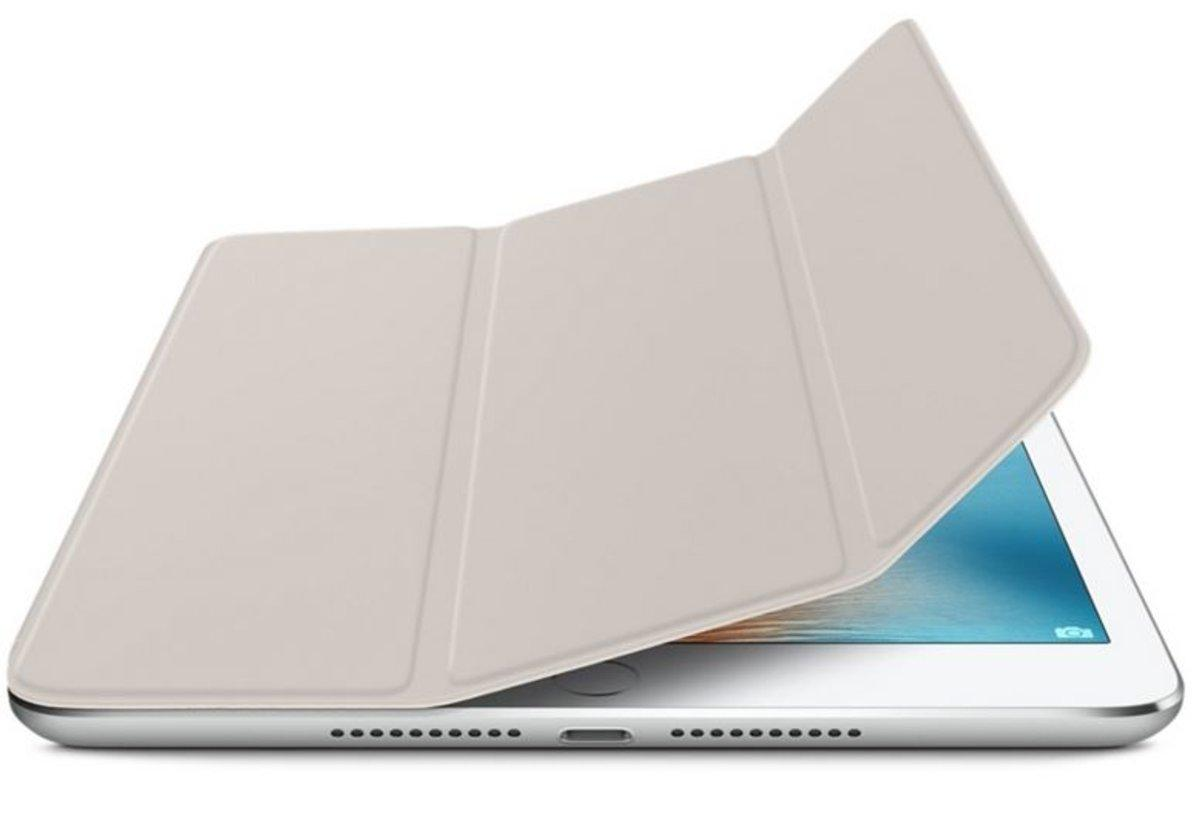Funda para el iPad mini 4 - Apple Smart Cover, color piedra, función soporte