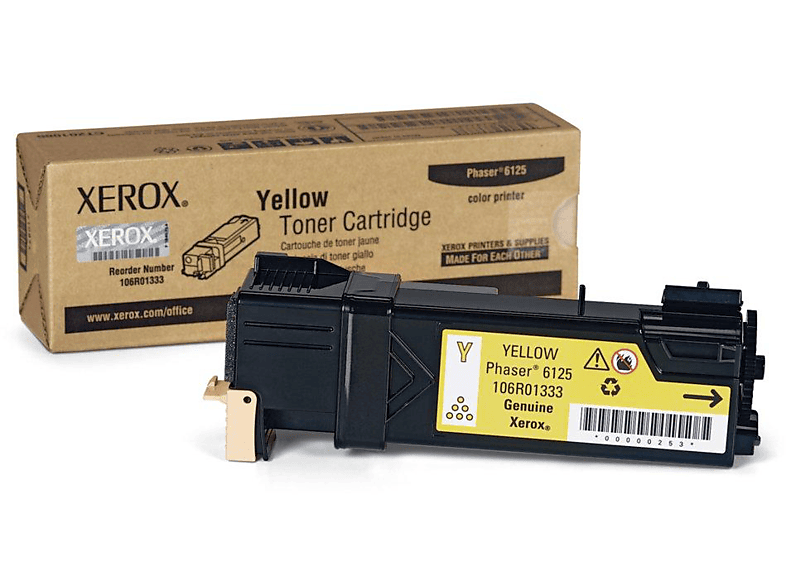 XEROX CART/YELLOW PHASER 6125