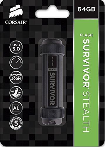 Pendrive de 128GB - Corsair Flash Survivor Stealth, USB 3.0