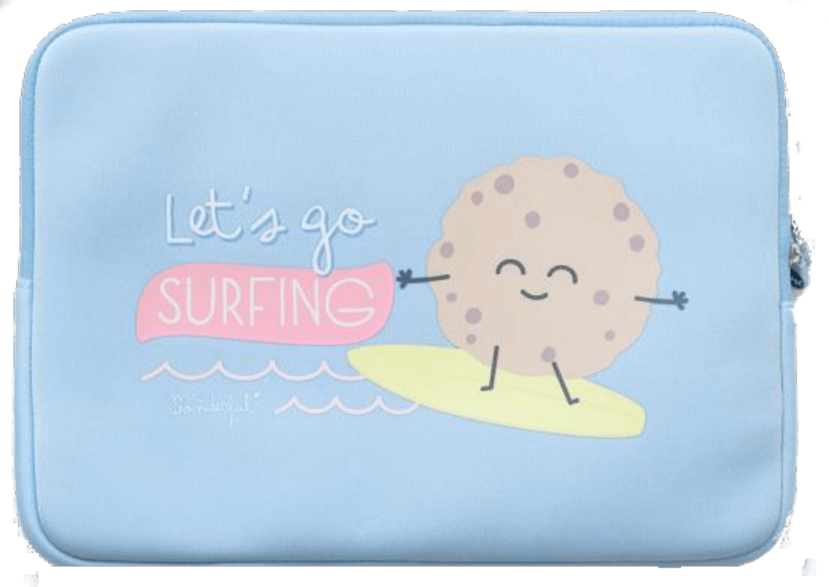 Funda - Mr. Wonderful SURFING, 13.3", para portátil