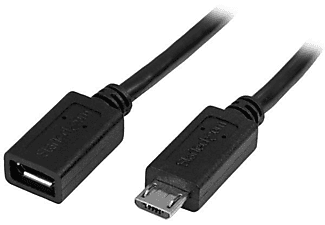 Cable USB - StarTech.com USBUBEXT50CM Cable USB 50cm Micro USB Extensor Alargador Macho a Hembra