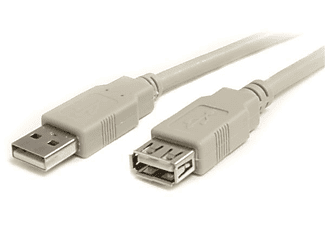Cable USB - StarTech.com USBEXTAA10 Cable USB 3m extensor alargador USB A macho a hembra