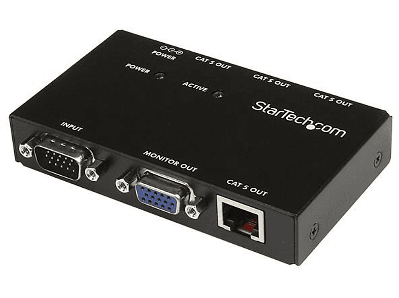 Extensor | StarTech.com ST1214T Extensor de Video VGA 4 Puertos por Cable Cat5 UTP Ethernet