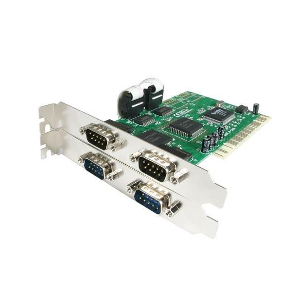 Tarjeta Serie - StarTech.com PCI4S550N Tarjeta Adaptadora PCI de 2 Puertos Serie RS232 con UART 1655