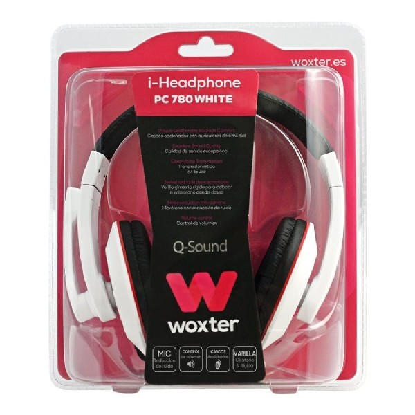Auriculares gaming - Woxter WE26-004 I-HEADPHONE-PC 780 WHITE