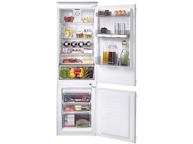 Frigorífico combi - Candy CKBBF 172, Integrable, 240 L, Frost Free, A+, Blanco