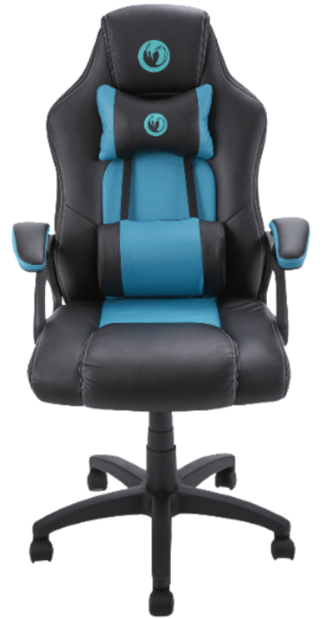 Nacon Ch300 Silla gaming pcch300 altura y reposabrazos regulable verde 300 turquesa nacom negroazul en con cojines lumbares cervicales para videojuegos de asient multiplataformas