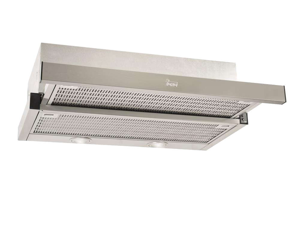 Campana - Teka CNL6400, 385 m³/h, extraíble, 2 velocidades + intensiva, 2 luces LED, Inox