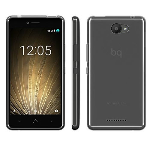 Carcasa para BQ Aquaris U/U Lite - BQ Bubble, Transparente