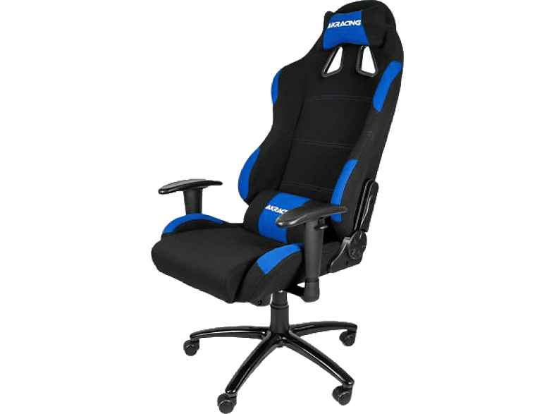 Silla gaming | AKRacing AK-7012-BB, Negra y azul