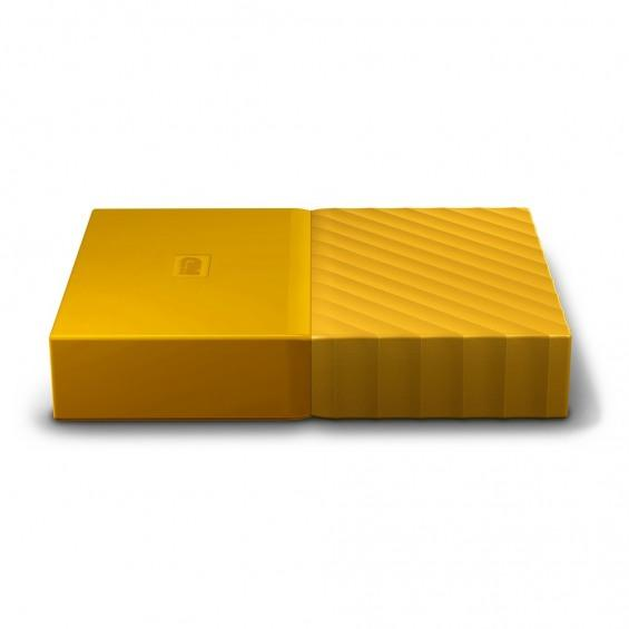Disco duro externo 3 TB - WD My Passport, Portátil, HDD, USB 3.0, Para Windows y Mac, 2.5", Amarillo