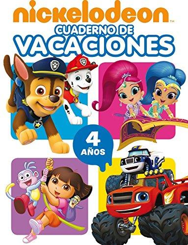 Nickelodeon Vacaciones 4 años libro cuaderno de varios autores tapa blanda