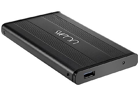 Caja disco duro  Sveon STG062, 2.5, USB 3.0, Aluminio, Negro