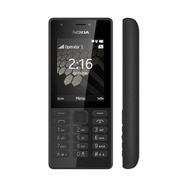 Móvil - Nokia 216 DS BLACK, Dual SIM, Bluetooth, conectividad 2G, 18 horas de conversación