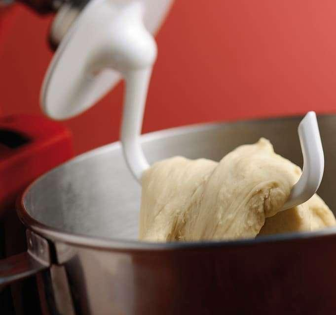 Robot de cocina - KitchenAid 5KSM125ECU Artisan, 300 W, Bol 4.8 L, Acción planetaria, Plateado