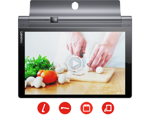 Tablet - Lenovo YOGA Tab 3 Pro, 10.1, Intel® Atom x5-Z8550, 4 GB RAM, 64 GB, Intel HD Graphics,