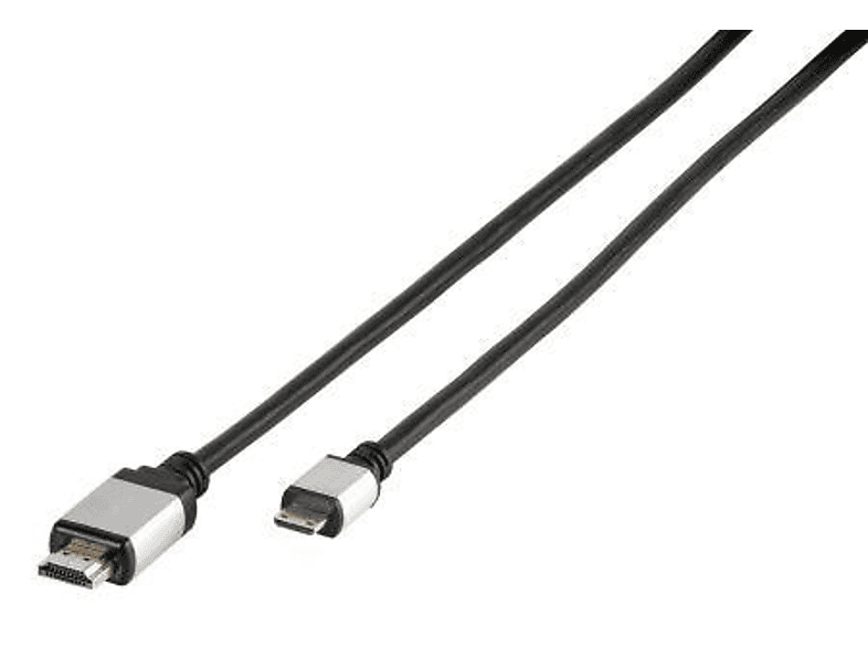 Cable HDMI - Vivanco 42204, 1.2 m, HDMi a Mini HDMI, Contactos dorados