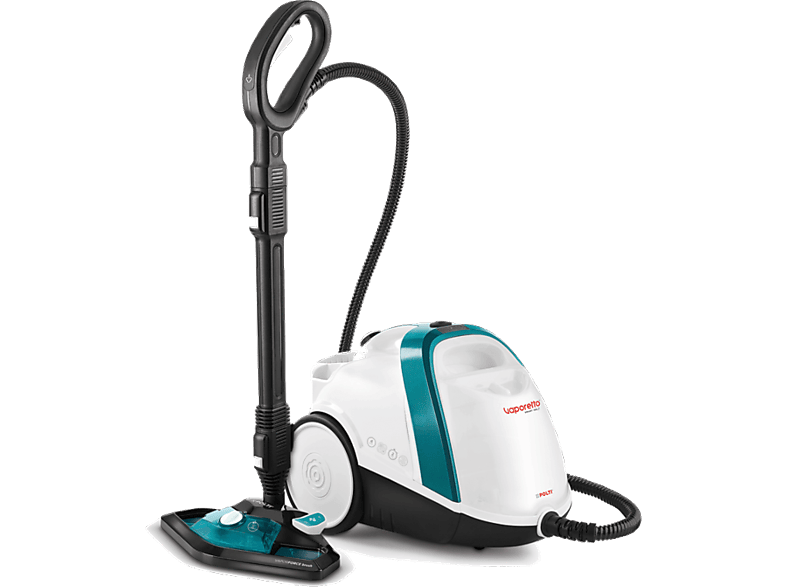 Limpiador de vapor  Polti Vaporetto Smart 100 T, 2min calentamiento,  Indicador de vapor, Acero