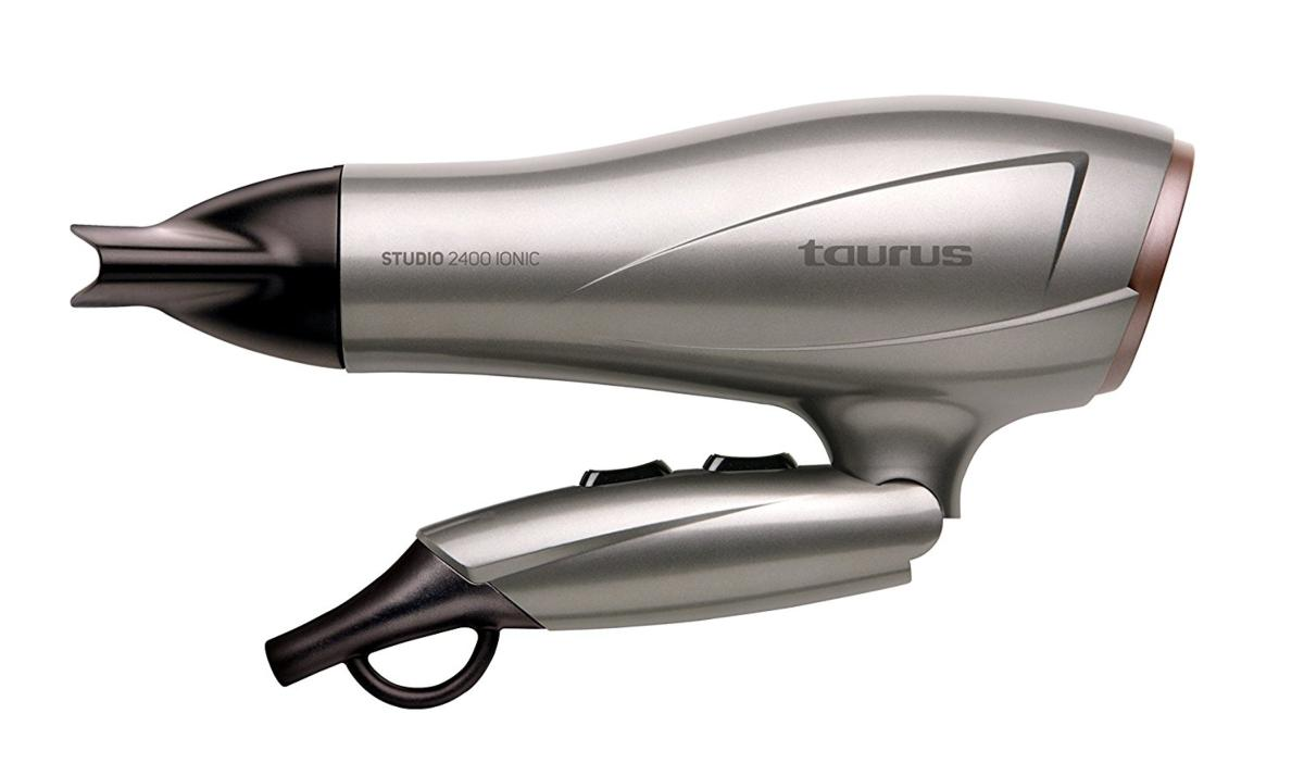 Secador de pelo - Taurus Studio 2400 Ionic, 2400W, 3 velocidades, Golpe de aire frío