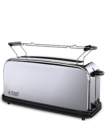 Tostadora - Russell Hobbs 23610-56 4S Oxford, 4 rebanadas, Plata