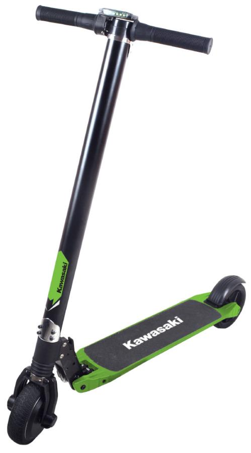Patinete eléctrico - Kawasaki KX-FS6.5, Motor 250W, 4400 mAh, Verde y negro