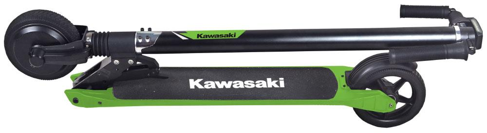 Patinete eléctrico - Kawasaki KX-FS6.5, Motor 250W, 4400 mAh, Verde y negro
