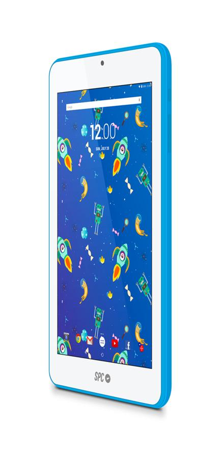 Tablet - SPC GLOW 7, 7" 1024x600, Cortex A53, Andriod, Wifi, Cámara frontal, 8 GB, Azul