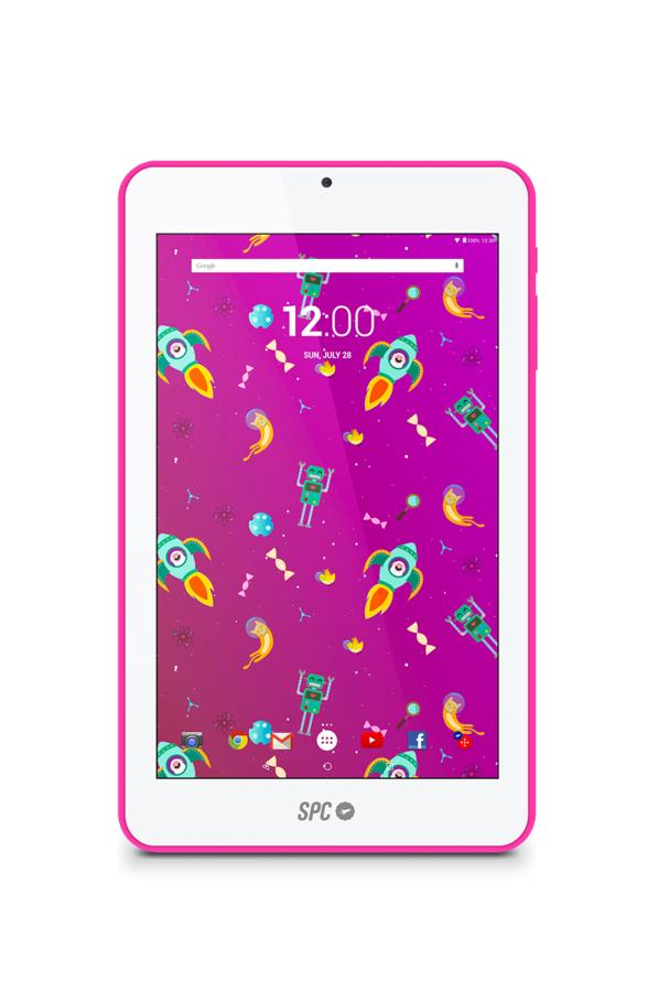Tablet - SPC GLOW 7, 7" 1024x600, Cortex A53, Android, Wifi, Cámara frontal, 8 GB, Rosa