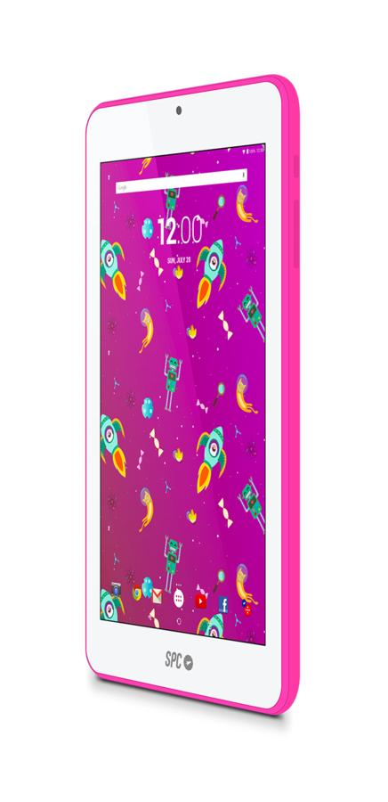 Tablet - SPC GLOW 7, 7" 1024x600, Cortex A53, Android, Wifi, Cámara frontal, 8 GB, Rosa