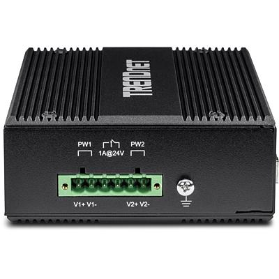 Switch - Trendnet TI-PG62B, No administrado, L2, Gigabit Ethernet (10/100/1000), PoE, Negro