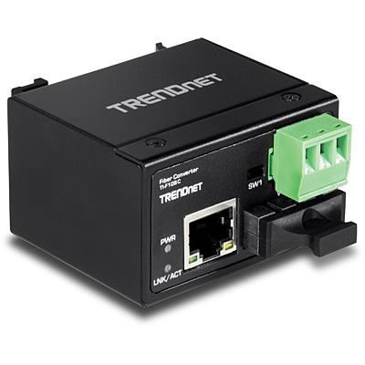 Switch - Trendnet TI-F10SC, 200Mbit/s, 1310nm, Multimodo, Negro, Convertidor de medios