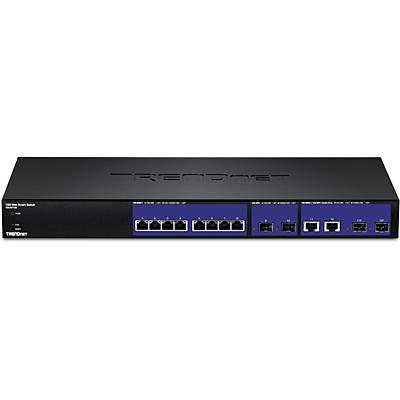 Switch - Trendnet TEG-40128, Gestionado 10G, Ethernet (100/1000/10000), 1U, Negro