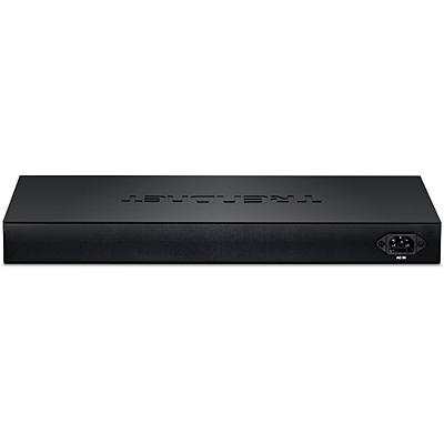 Switch - Trendnet TEG-40128, Gestionado 10G, Ethernet (100/1000/10000), 1U, Negro