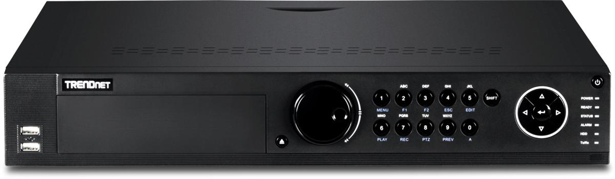 NVR - Trendnet TV-NVR2432D4, Negro, Grabador de vídeo en red
