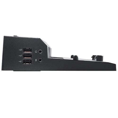 Replicador de puertos - Dell EURO Simple E-Port II, USB 2.0, Negro