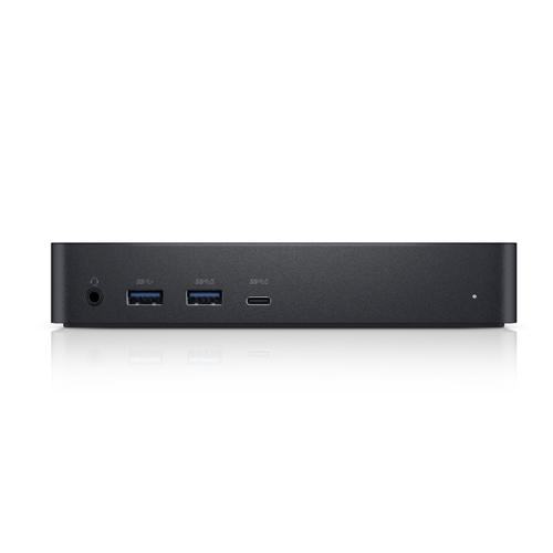 Base para portátil - Dell D6000, USB 3.0 (3.1 Gen 1), Type-C, Negro, Base para portátil y