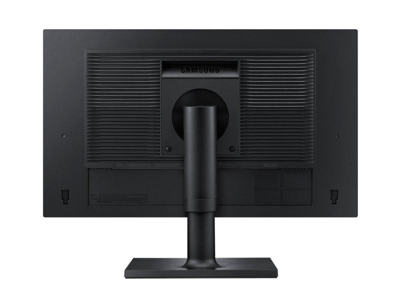 Monitor - Samsung LS24E45UFS, 24", Full HD, Altura regulable, Negro