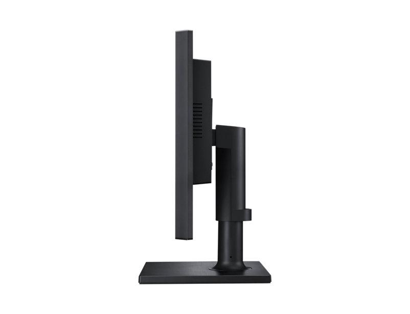 Monitor - Samsung LS24E45UFS, 24", Full HD, Altura regulable, Negro